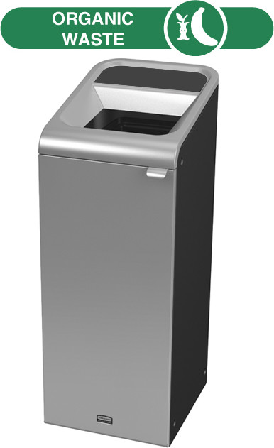 Poubelle pour matières organiques Configure Gris Stenni 15 gal #RB196162000 Poubelle pour matières organiques Configure Gris Stenni 15 gal #RB196162000