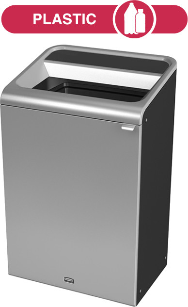 Configure Recycling Container, Grey Stenni, 33 gal #RB196164100