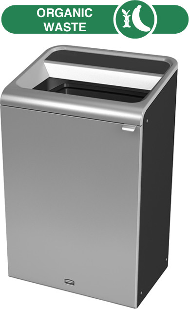 Poubelle pour matières organiques Grey Stenni 33 gal #RB196150600 Poubelle pour matières organiques Grey Stenni 33 gal #RB196150600