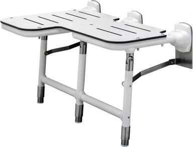 Bariatric Reversible Folding Shower Seat with Legs #BO918116R00 Bariatric Reversible Folding Shower Seat with Legs #BO918116R00
