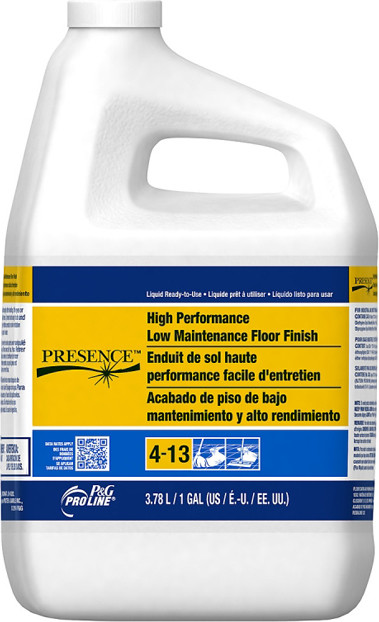 PRESENCE High Performance Low Maintenance Floor Finish #PG501425000