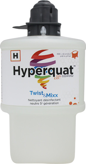 HYPERQUAT Nettoyant désinfectant neutre 5e génération #LM006875HIG HYPERQUAT Nettoyant désinfectant neutre 5e génération #LM006875HIG