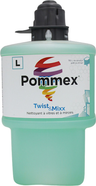 Nettoyant à vitres et à miroirs POMMEX pour Twist & Mixx #LMTM5025LOW Nettoyant à vitres et à miroirs POMMEX pour Twist & Mixx #LMTM5025LOW
