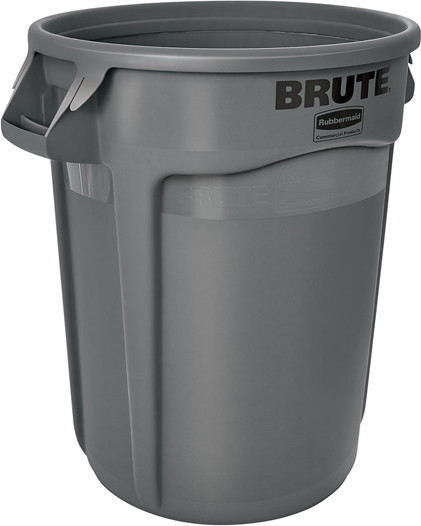 2610 BRUTE Poubelles rondes 10 gal #RB002610GRI