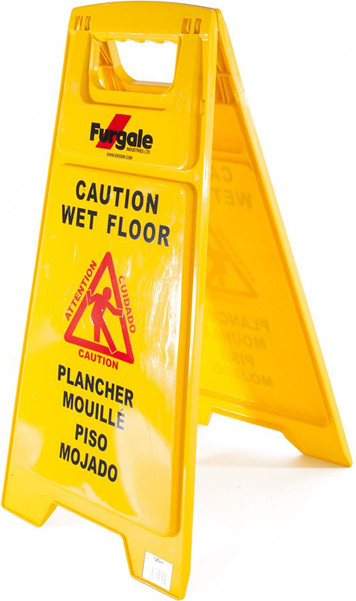 Panneau d'avertissement trilingue pour plancher mouillé #AG00J129000 Panneau d'avertissement trilingue pour plancher mouillé #AG00J129000