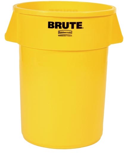 2643 Poubelle ronde 44 gal Brute de Rubbermaid #RB002643JAU