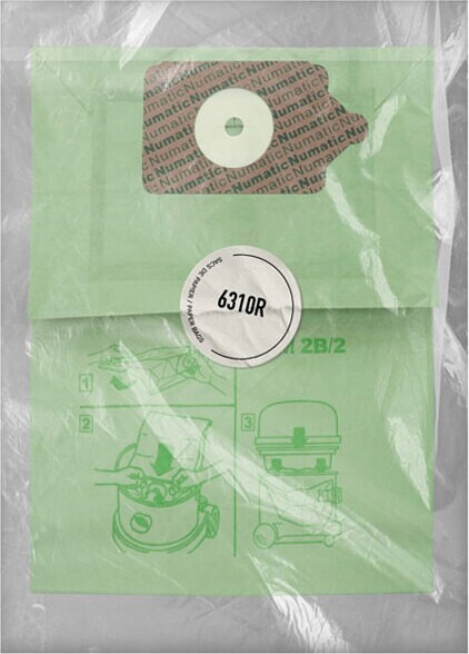 6310R Paper vacuum cleaner bag - Numatic NVM2B / JV402 - 10/package #JV6310R0000 6310R Paper vacuum cleaner bag - Numatic NVM2B / JV402 - 10/package #JV6310R0000