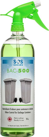 Élimineur d'odeur pour poubelles et bacs BAC-500 #SOBAC5001.0