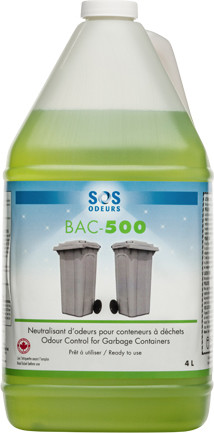 Élimineur d'odeur pour poubelles et bacs BAC-500 #SOBAC5004.0