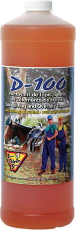 D-100 - Nettoyant de tapis de selle et de vêtements de travail #SO00D100121 D-100 - Nettoyant de tapis de selle et de vêtements de travail #SO00D100121