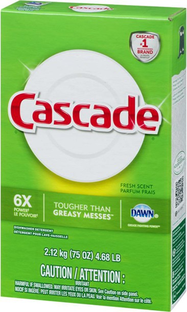CASCADE COMPLETE Détergent à lave-vaisselle en poudre #PG448680000 CASCADE COMPLETE Détergent à lave-vaisselle en poudre #PG448680000