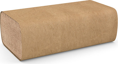 H115 SELECT Brown Single Fold Paper Towels, 16 x 250 Sheets #CC00H115000