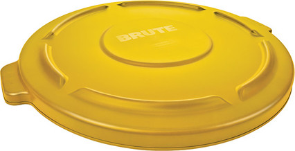 2645 BRUTE Couvercle plat pour poubelles rondes 44 gal #RB264560JAU