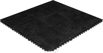Anti-Fatigue Mat Safety-Step Solid-Top #MTKMRS33BK