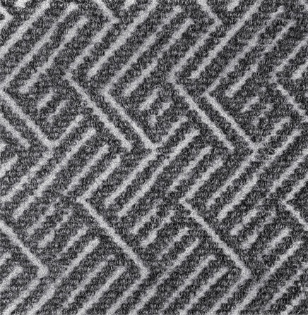 Bordures de caoutchouc autocollant pour tapis Mattech