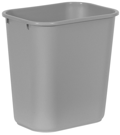 2956 Medium Wastebasket 6 gal #RB002956GRI