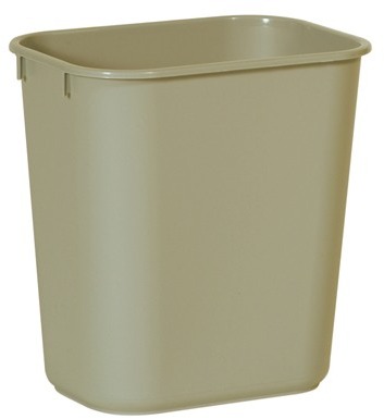 2955 Small Wastebasket 3 gal #RB002955BEI