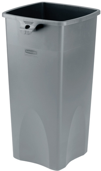 3569-88 UNTOUCHABLE Square Waste Container 23 gal #RB356988GRI