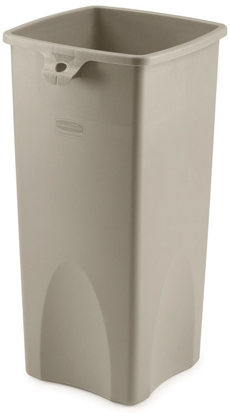 3569-88 UNTOUCHABLE Square Waste Container 23 gal #RB356988BEI