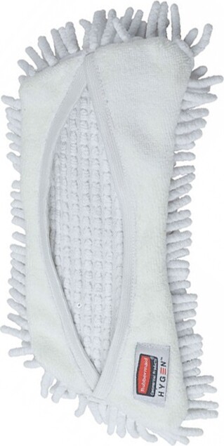 Flexi Frame Hygen Q861 Tampon humide en microfibre blanc #RB00Q861BLA