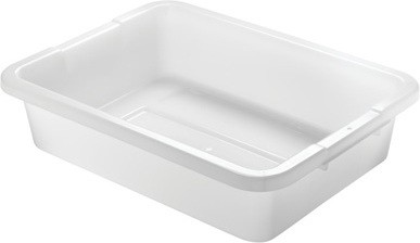 Plastic Utility Tote Boxes, 4.6 gal #RB334992BLA