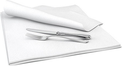 Serviettes de table à dîner Signature double crêpage à pli plat 13x13 #CC00N693000 Serviettes de table à dîner Signature double crêpage à pli plat 13x13 #CC00N693000