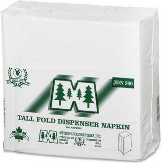 Tall fold napkins 1 ply #EC751420200