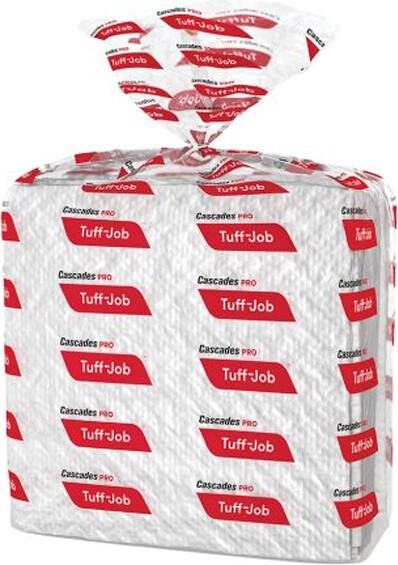 Tuff Job Airlaid Chiffons force moyenne plié en 4 blanc #CC00W302000 Tuff Job Airlaid Chiffons force moyenne plié en 4 blanc #CC00W302000