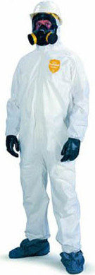 Proshield 50 Protection White Microporous Coverall with Boots #TRXSR28XXL0