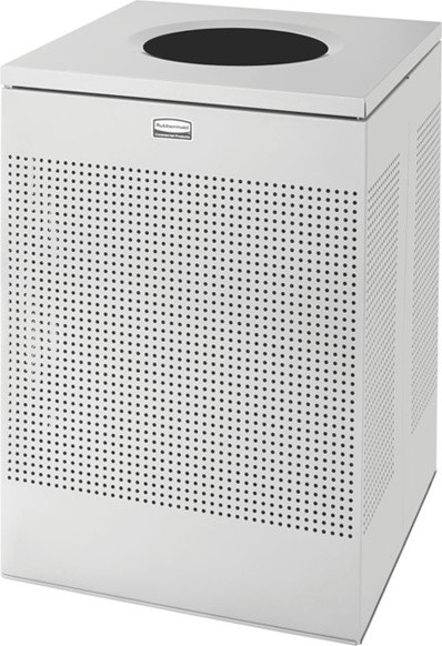 SILHOUETTES Waste Receptacle with Open Top 40 gal #RBSC22EPLSM SILHOUETTES Waste Receptacle with Open Top 40 gal #RBSC22EPLSM