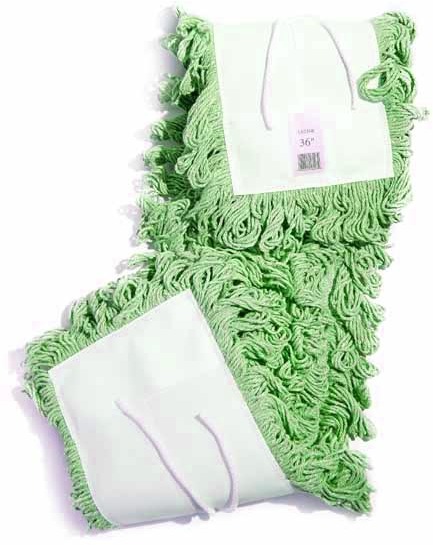 Looped Dry Dust Mop Hi-Dur, Green #CA010734VER Looped Dry Dust Mop Hi-Dur, Green #CA010734VER