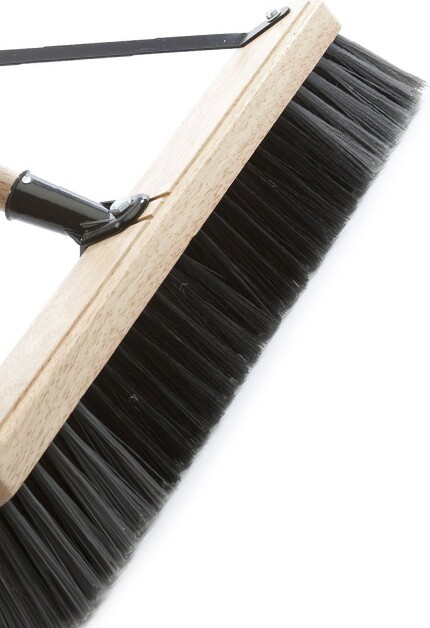 Pre-Assembled Medium Sweep Push Broom with Handle and Brace #AG099946000