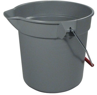 Seau rond 9,5 L Brute #RB002963GRI Seau rond 9,5 L Brute #RB002963GRI
