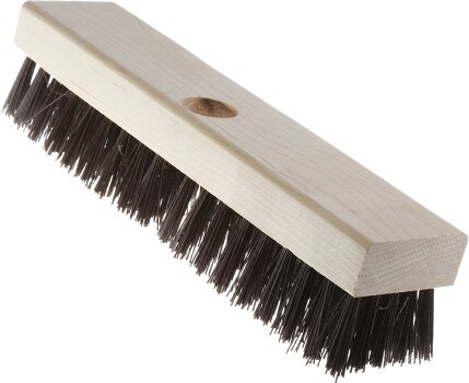 11" Stiff Polypropylene Deck Scrub Brush #AG000322000