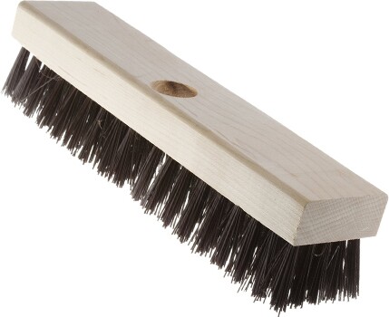 Brosse à récurer 11" en polypropylène rigide #AG000322000