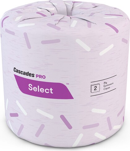 B042 SELECT Papier de toilette, 2 plis, 48 x 500 par caisse #CC00B042000