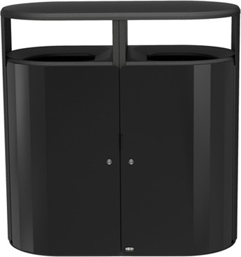 Poubelle Resist™ Fan 2X33 gals #RB200685200