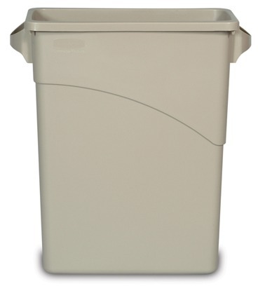 Waste Container Rubbermaid 3541 Slim Jim #RB003541BEI
