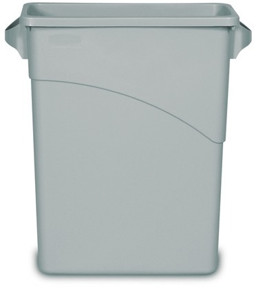 Poubelle Rubbermaid 3541 Slim Jim #RB003541GRI