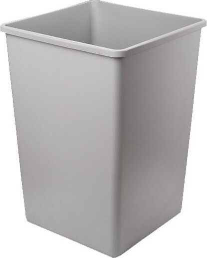 3959 UNTOUCHABLE Square Waste Container 50 gal #RB003959GRI
