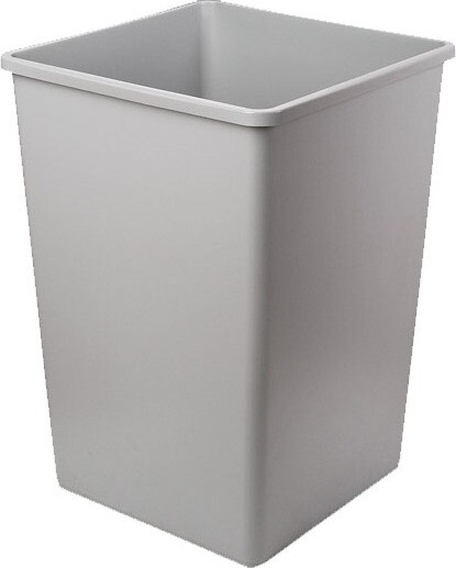 3959 UNTOUCHABLE Poubelle carrée 50 gal #RB003959GRI