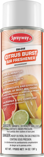 Citrus Burst Deodorizer and Air Freshener #SW002440000 Citrus Burst Deodorizer and Air Freshener #SW002440000