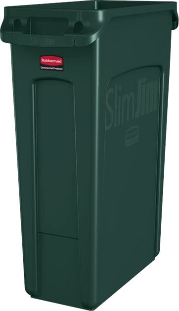 SLIM JIM Poubelle pour le recyclage des matières organiques 23 gal #RB195618600 SLIM JIM Poubelle pour le recyclage des matières organiques 23 gal #RB195618600