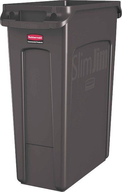SLIM JIM Poubelles avec canaux de ventilation 23 gal #RB195618700
