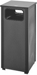 Poubelle extérieure 12 gal avec dessus plat DIMENSION #RB00R125ANT