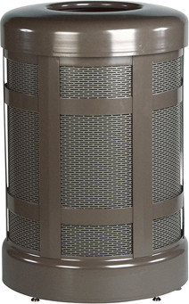 Poubelle extérieure 38 gal avec dessus ouvert Architek #RB0A38TAB00 Poubelle extérieure 38 gal avec dessus ouvert Architek #RB0A38TAB00