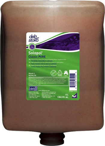 Solopol Classic PURE Solvent-Free Heavy Duty Hand Cleansing Paste #DBSCP4LTR00