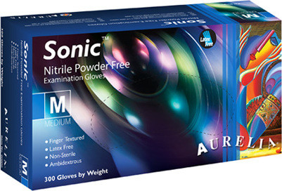 Gants d'examen Aurelia Sonic en nitrile non poudrés #SE093776000 Gants d'examen Aurelia Sonic en nitrile non poudrés #SE093776000