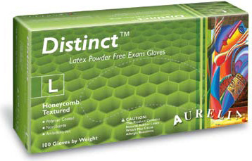 Gants d'examen Aurelia Distinct en latex non poudrés #SE029227000 Gants d'examen Aurelia Distinct en latex non poudrés #SE029227000
