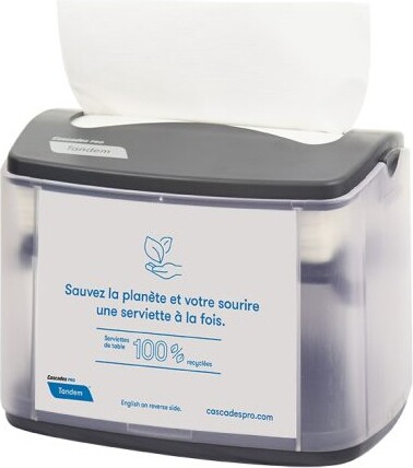 C402 Distributrice de serviettes de table entrepliées TANDEM #CC00C402000